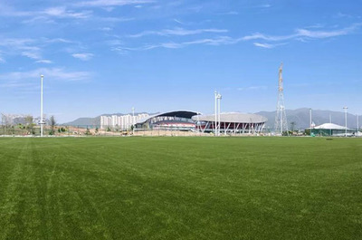 到省運(yùn)場館輕松學(xué)會愛奇免填充人造草足球場施工技巧